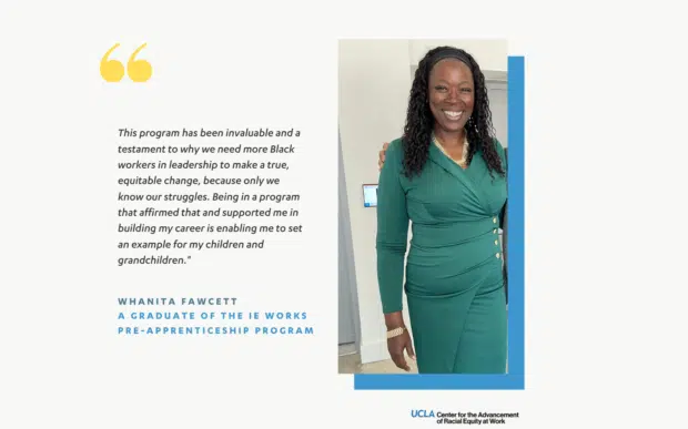 woman in green dress